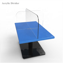7 Days fast lead time Custom Counter Table top PVC sheet acrylic desk divider for shop